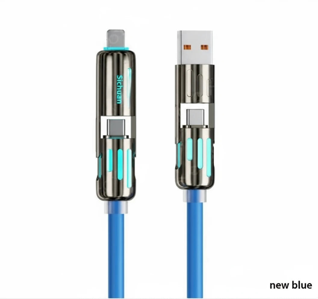 4-in-1 Fast Charge Data Cable – 240W